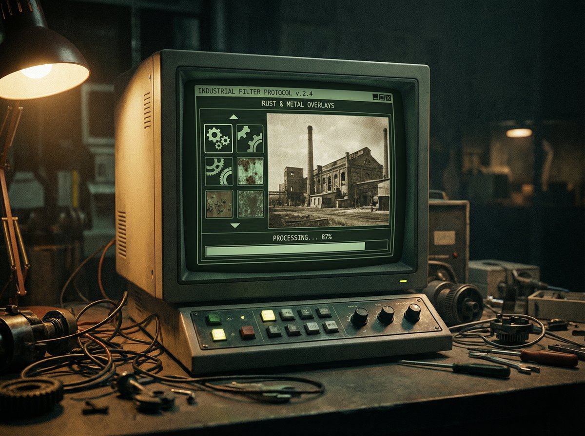 17c AI工坊工业风格创作工具界面